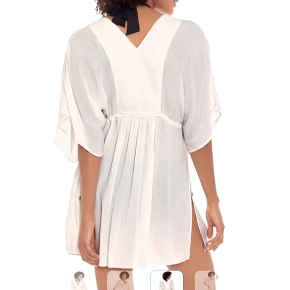 Ralph Lauren White Cover Up/ Tunic - Picture 3 of 10